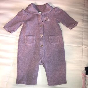 Baby girl size 3 mos one-piece cotton outfit by Ralph Lauren